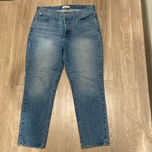 Madewell the perfect vintage jean. Size 32
